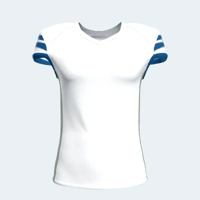Collegiate Football Jersey with Lineman Cut Sleeves