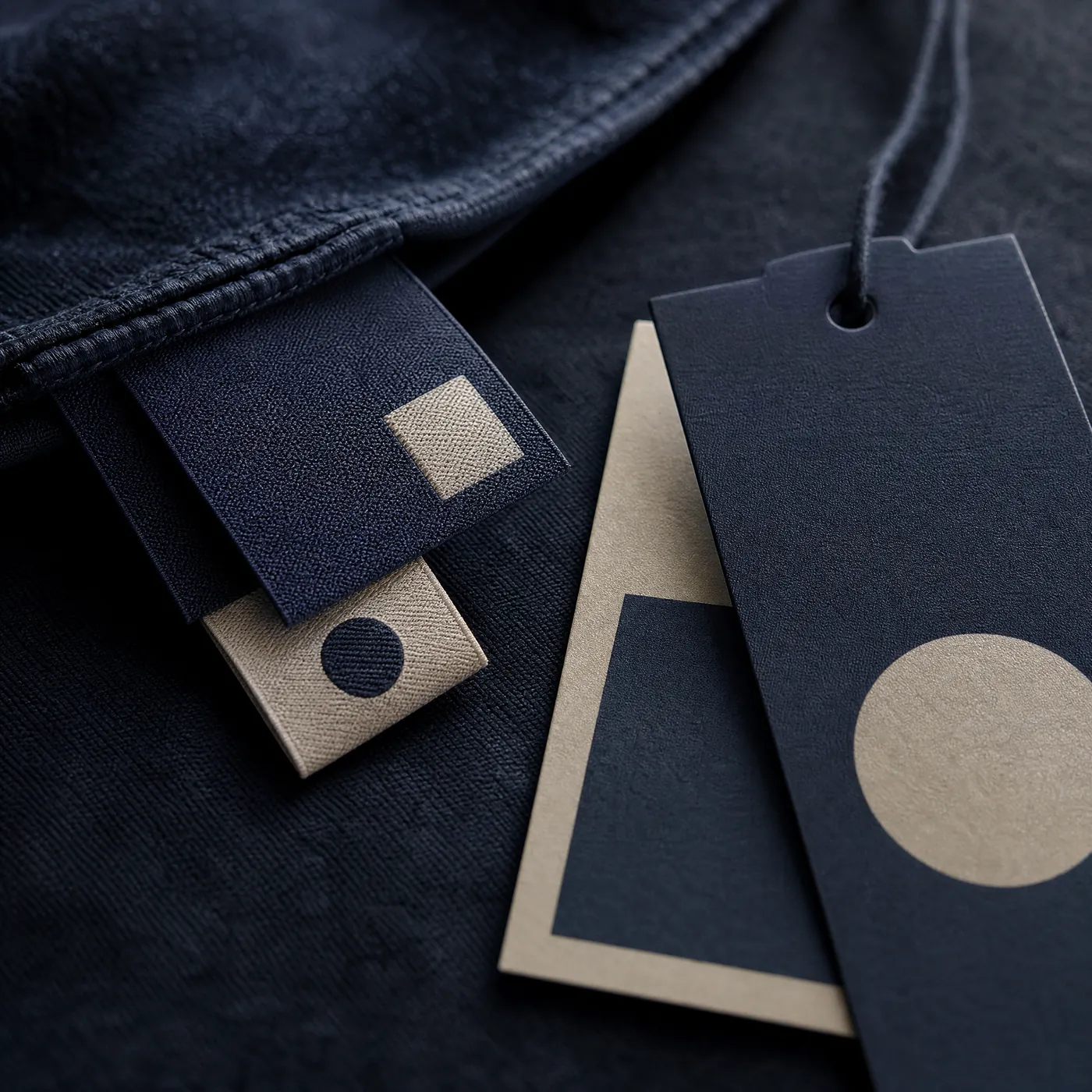Labels & trims close-up
